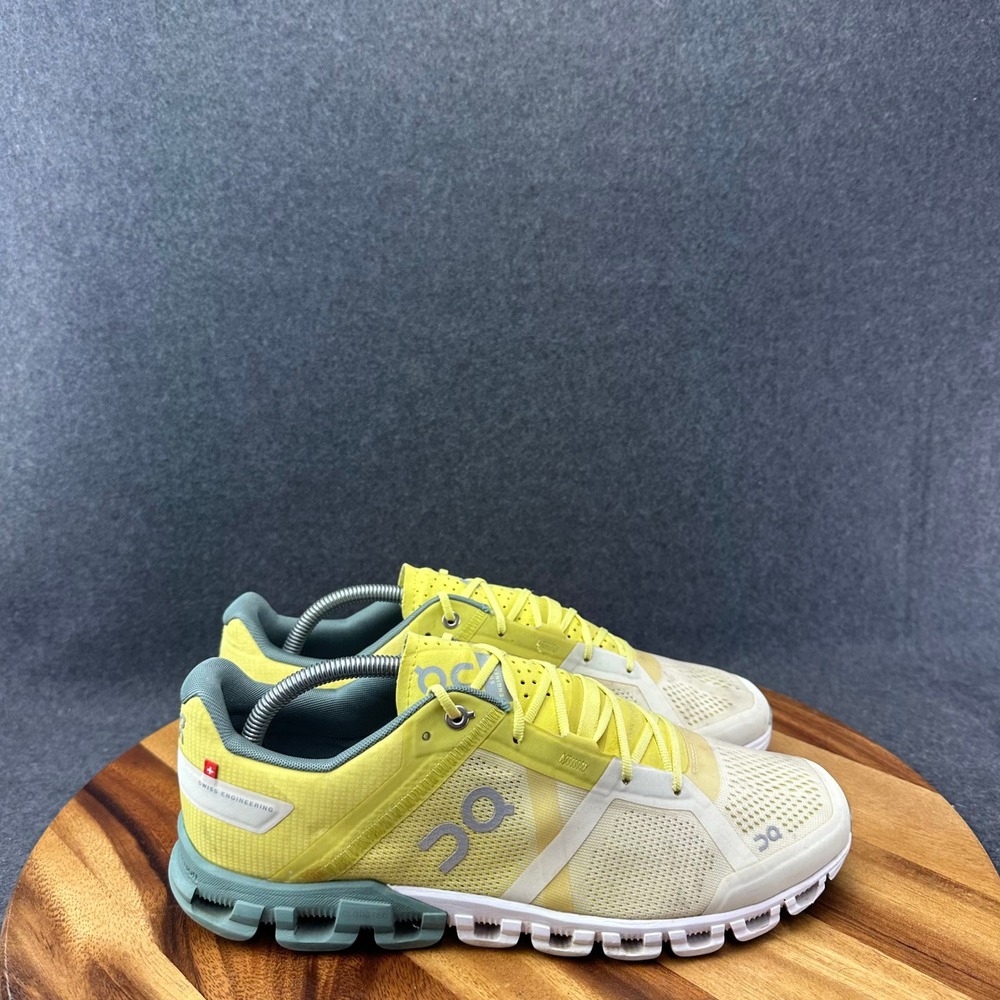 On Running On Cloudflow 2.0 Citrus Sea Yellow Running Shoes Mens 9.5